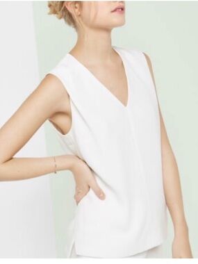 Ted Baker London Dexi V-Neck Sleeveless Top Blush Pink Size 2 (US 6) Small